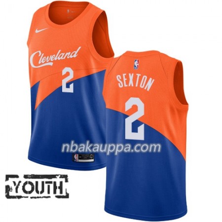 Cleveland Cavaliers Collin Sexton 2 2018-19 Nike City Edition Sininen Pelipaidat Swingman - Lasten